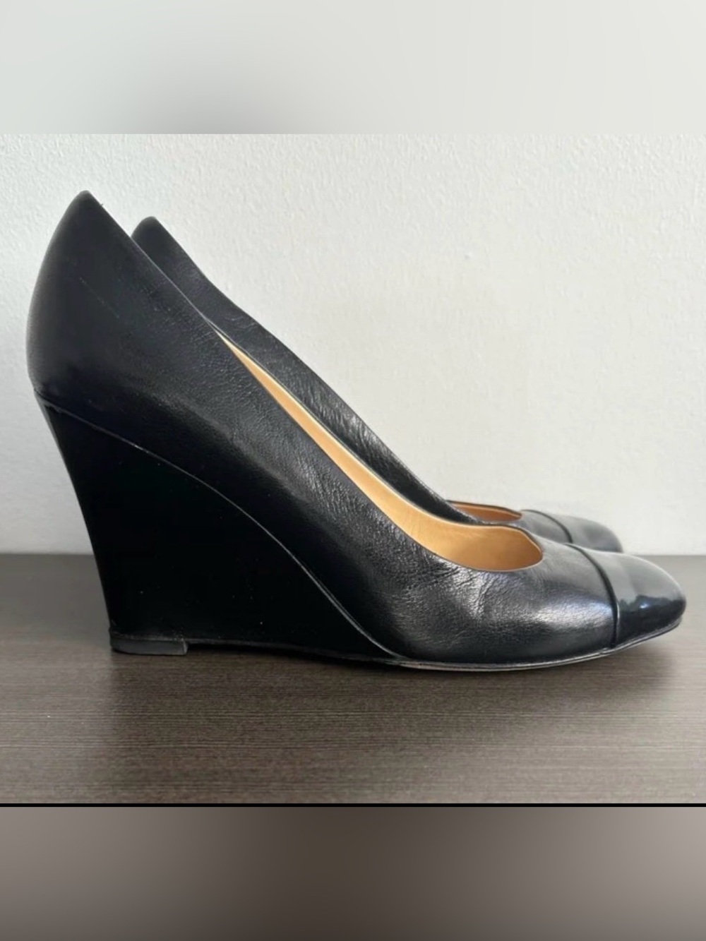 Kate Spade | Kate Spade Shoes Size 9.5 Kate Spade Wedge with Patent Leather Toe